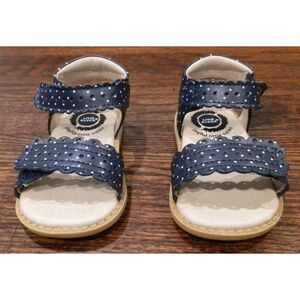 Livie & Luca Polka Dot Sandals Shoes Kids Toddler Size 5